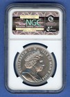2014 Ngc Ms70 Isle Of Man Angel 1oz Silver Queen Elizabeth Archangel Michael