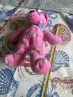 Fao Schwarz Fao Girl Pink Teddy Bear Plush Stuffed Animal Bean Bag Toy 10    Nyc