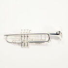 King Model 2055s  silver Flair  Intermediate Bb Trumpet Sn 656296 Excellent