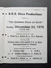 1978 Dj Starsky Hip-hop Flyer