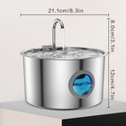 Pet Cats And Dogs Water Fountain Stainless Steel Drinng Automatic Pet Bowlt