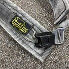 Vintage 1990s Spud Inc Lifting Belt Rare Gym Power Buckle Adjustable Gray Black