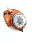 Antique Vintage Brass Pocket Compass Brass Nautical Compass Marine Compass Gift