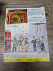 1960 Hazelle Popular Marionette Sally  812 W Original Box   Brochure Puppet