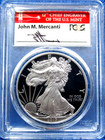 2017s Am Silver Eagle 70 Dcam Top Pop 966 Fdoi le sf Bridge Label John Mercanti