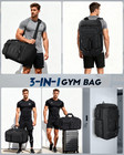 Gym Bag For Men 45l Sports Duffel Bags 3-in-1 Travel Duffel Bag With Shoe Compar