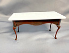 Dollhouse Miniature Vintage X-acto Queen Anne Marble Top Serving Table 1 12