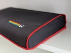 Commodore C64 Breadbin - Dust Cover- Grey Cotton Canvas - Embroidered 