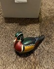 New Jett Brunet Ducks Unlimited Miniature Wood Duck 2001  2