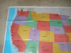 Wall Map Of The United States  Texas Florida Etc   39 4  X 27 5  Poster Size Tt