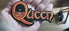 Queen 1973 Logo 4 X 2 75 Inch Metal Metallic Sticker - Read Description