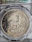 1947  South  Africa Silver 5 Shillings    gem   Pcgs Proof 65 Crown
