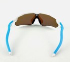 New Oakley Radar Ev Patn Sunglasses White Frame Blue Prizm Lenses Oo9208