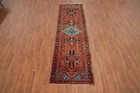 Geometric Runner Rug 3x11 Ft Medallion Handmade Oriental Tribal Wool Carpet