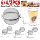 2 Pack Tea Ball Strainer     Stainless Steel Mesh Infuser For Loose Leaf Tea   Her