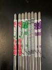 Japanese Stainless Steel Chopsticks W 15 Design Variations W  Free Handmade Silk