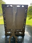 Antique Chinese Carved Hardwood Picture Frame Qing Dynasty Easel Back Table Top 