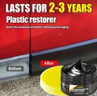 1pc Car Plastic Restorer Scratch Repair Wax Tire Trim Polish Cream - New
