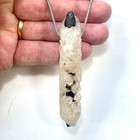 Dvh Private Collection Gobi Agate Witch Finger Agate Bead Pendant 92x17mm  6347 