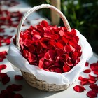 Natural Burgundy Rose Petals Weddings Romantic Decor Proposal Valentine Diy New