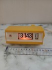 Copal 227 Flip Clock Lemon Yellow Rare Alarm Backlight 60hz Tested From Japan