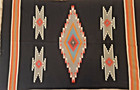 Chimayo Hand Weaving  Blanket tapestry  New Mexico  Mid-century Vtg  50  By 79 