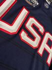  on Hand  Team Usa 4 Nations Face-off Blank Authentic Fanatics Premium Jersey