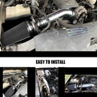 Cold Heat Shield Air Intake black Filter For 99-06 Silverado 4 3 4 8 5 3 6 0l V8