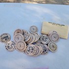 Rare Lot Of 28x Wooden Indian Nickels Humboldt County Ca 1864-1964 Centennial