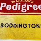 Vintage Bar Towel Set 3 Exmoor Ale Marston s Pedigree Boddington Beer Brand Logo