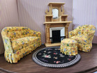 Vintage Dollhouse Miniature Cottage Living Room Lot 1 12 Scale - So Nice  