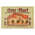 1921 Germany Neidenburg Notgeld 1 Mark Note  1186 