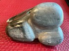 Vintage Eskimo Art Canada Inuit  7     Carved  Gray Soapstone Paperweight D  cor