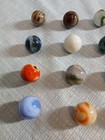 Rare Jabo Classic Shooter Boulder Marbles 1 01  Assortment Lot Of 12 Gc Lo