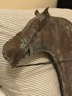 Antique Copper Sulky Horse   Jockey Weathervane  possibly Jw Fiske  
