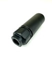 Stealth Alloy 4  Black 1 2 x28 Muzzle Brake Extension Tube Aeg