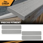 4 Pack Plastic Decking Boards End Cap Set Kit 5 5    Multi Colour Fit For Trex