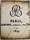 Sid Dickens Memory Block 1819 Paris Model T-101 Retired Decorative Wall Tile 