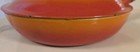Vtg  Descoware Orange Enameled Cast Iron Skillet Belgium 12 w  Lid 23-e  30 N Fe