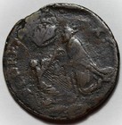 C 1670 New Jersey St  Patrick Farthing  Martin 3b 3 fb 3 - Copper Colonial Coin