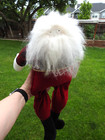 Vintage Authentic Woof   Poof 26  Santa Plush Shelf Sitter Nice With Tag