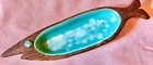 Vintage Tiki Dish Fish 50s 60s Swordfish Mcm Ceramic Mod Atomic Treasur Craft Vg
