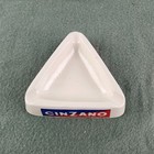 Vintage Mcm Francesco Cinzano Ceramic Ashtray Triangle Italy