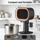 Portable Range Hood  4-speed Desktop Exhaust Fan With Adjustable Height