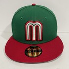 Mexico New Era 59fifty Hat Cap Fitted Size 7 1 8 Green Red Wbc 2026 Baseball New