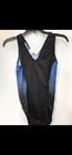 Gk Elite Axl Gymnastics Leotard V Neck Blue Digital Dots