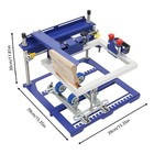 Simple Curved Screen Printing Machine A Grade Qmh170 Bottle Mug Screen Printer