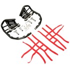 Nerf Bars Foot Peg Heel Guard For Honda 400ex 400x All Years Black Nerf Red Nets