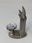 Spoontiques Mythical Spell Pewter Wizard   Crystal Ball