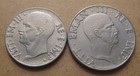 Italy 1940 Vf-ef 20 And 50 Centesimi - Circulated Fascist Wwii Era Coin